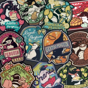 【グッズ】耐水ペンギンステッカー：Fruity!